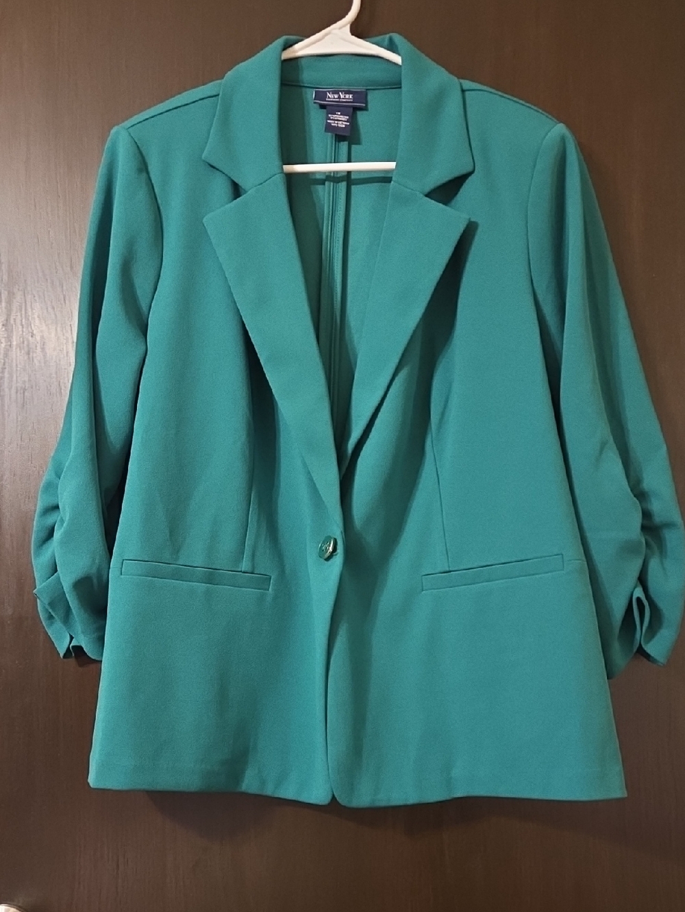 New York Clothing Co Ladies Jacket green 1X